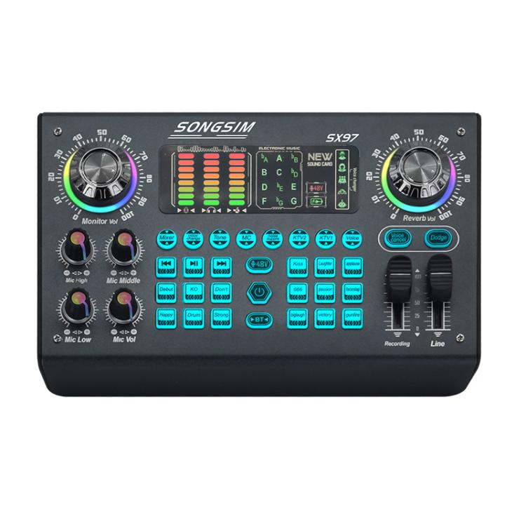 SX97 Multi-function Professional Mixer Live Streaming Sound Card, SX97 SX97 Multi-function Professional Mixer Live Streaming Sound Card, SX97